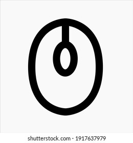 Mouse icon simple for website and mobile apps