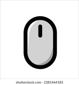 Ilustración vectorial del icono del ratón