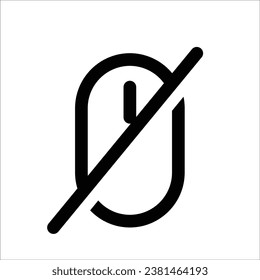 Mouse icon stock vector illustration