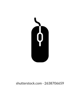 Mouse icon symbol for apps and websites. click sign and symbol. pointer icon vector.