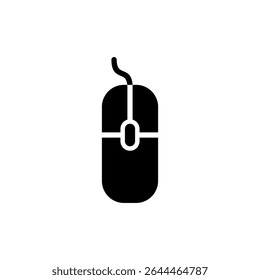 Mouse icon symbol for apps and websites. click sign and symbol. pointer icon vector.
