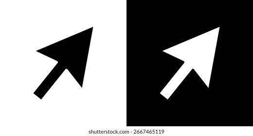 Colección del icono del ratón. Vector plano ilustración de stock.
