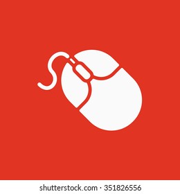 The mouse icon. Mouse symbol. Flat Vector illustration