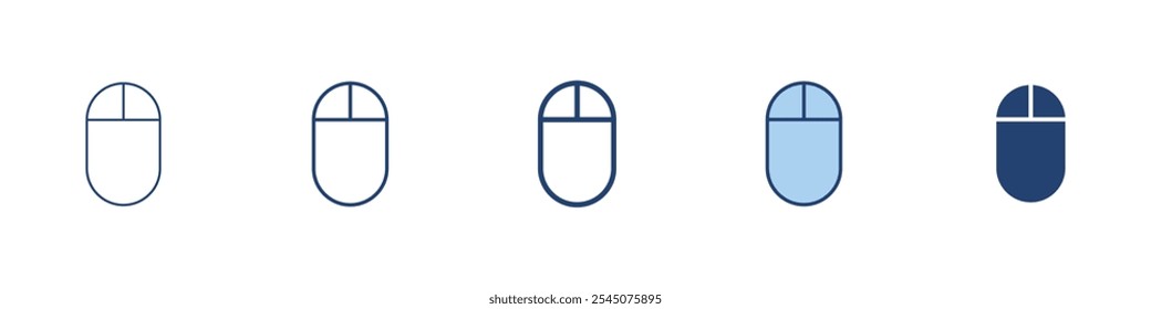 Mouse icon Symbol set collection
