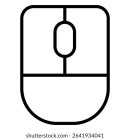 Mouse icon Thin line vector design