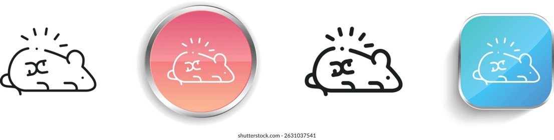 mouse icon. Thin Linear, Regular and Button Style Design Isolated On White Background
