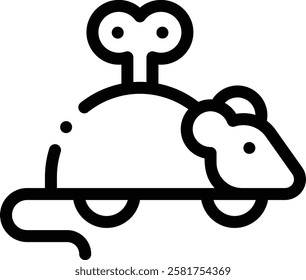 mouse icon. Thin Linear Style Design Isolated On White Background