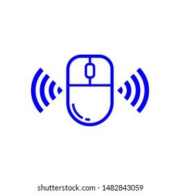 mouse icon trendy flat design