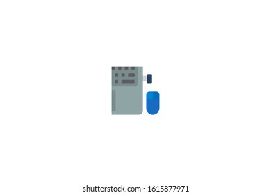Mouse icon in trendy flat style isolated on white background vector illustration