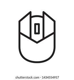 Mouse icon in trendy outline style design. Vector graphic illustration. Suitable for website design, logo, app, and ui. Editable vector stroke. EPS 10.