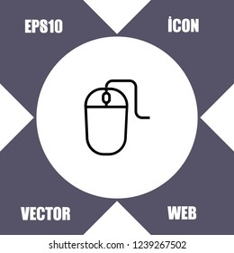 Mouse icon vector