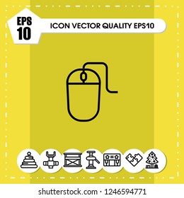Mouse icon vector