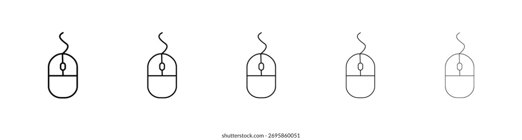 Ilustración de Arte vectorial de icono de ratón