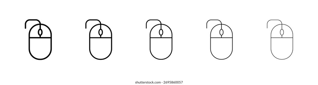 Ilustración de Arte vectorial de icono de ratón