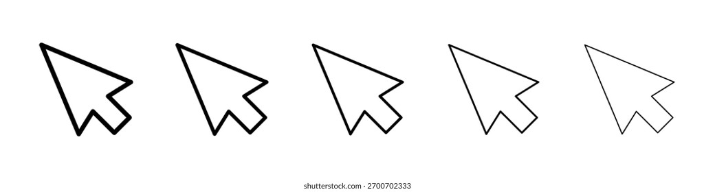 Ilustración de Arte vectorial de icono de ratón