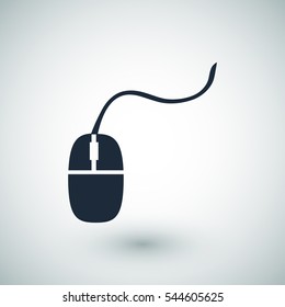 mouse icon, vector best flat icon, EPS