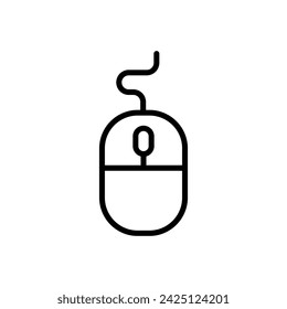 Mouse icon vector. click icon vector. pointer icon vector.