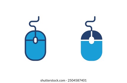 Mouse icon vector. click icon vector. pointer icon vector.
