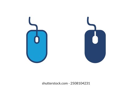 Mouse icon vector. click icon vector. pointer icon vector.