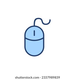 Vector de icono del ratón. haga clic en firmar y símbolo. vector de icono de puntero.