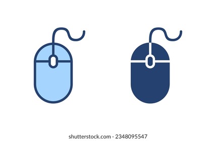 Mouse icon vector. click sign and symbol. pointer icon vector.