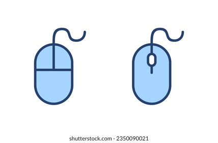 Mouse icon vector. click sign and symbol. pointer icon vector.
