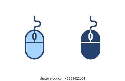 Maus Symbol Vektor. Klicken Sie auf Zeichen und Symbol. Zeigersymbol, Vektorgrafik.