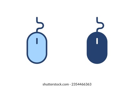 Mouse icon vector. click sign and symbol. pointer icon vector.