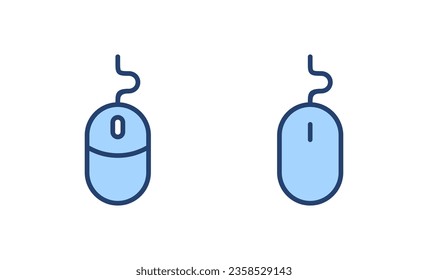 Mouse icon vector. click sign and symbol. pointer icon vector.