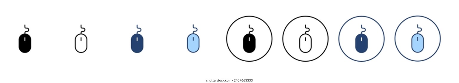 Mouse icon vector. click sign and symbol. pointer icon vector.