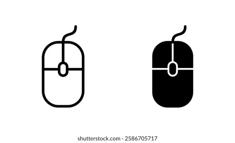 Mouse icon vector. click sign and symbol. pointer icon vector.
