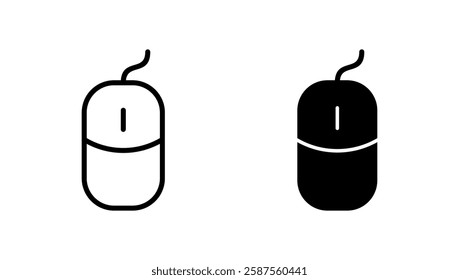 Mouse icon vector. click sign and symbol. pointer icon vector.