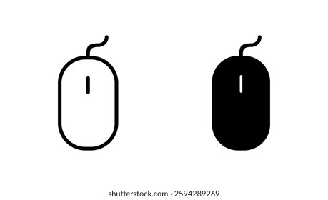 Mouse icon vector. click sign and symbol. pointer icon vector.