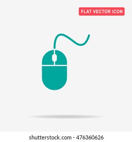 Mouse icon. Vector concept illustration for design.