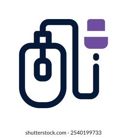 mouse icon. vector dual tone icon for your website, mobile, presentation, and logo design.