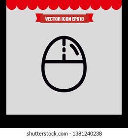 Mouse icon vector eps10 illustration