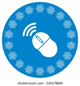 Mouse Icon Vector flat design style