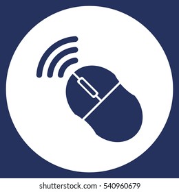 Mouse Icon Vector flat design style