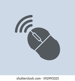 Mouse Icon Vector flat design style