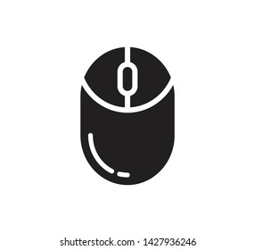 Mouse icon vector flat illustration
