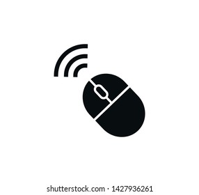 Mouse icon vector flat illustration