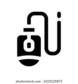 icono del ratón. icono de glifo vectorial para tu sitio web, móvil, presentación y diseño de logotipo.