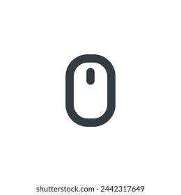 Mouse icon, mouse vector illustration