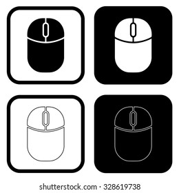 Mouse icon . Vector illustration