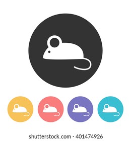 mouse icon. vector illustration