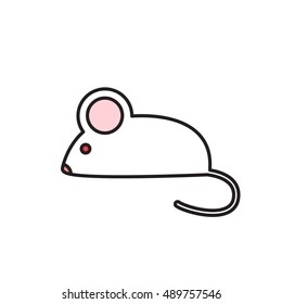 mouse icon. vector illustration