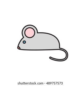 mouse icon. vector illustration
