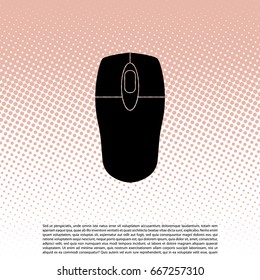 mouse icon. vector illustration