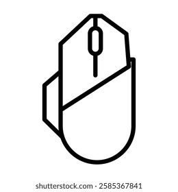 mouse icon Vector illustration in black