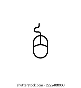 Mouse icon vector illustration. click sign and symbol. pointer icon vector.
